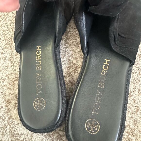 Tory Burch Women's Suede Slingback Espadrille Sandals 11 - Picture 3 of 8